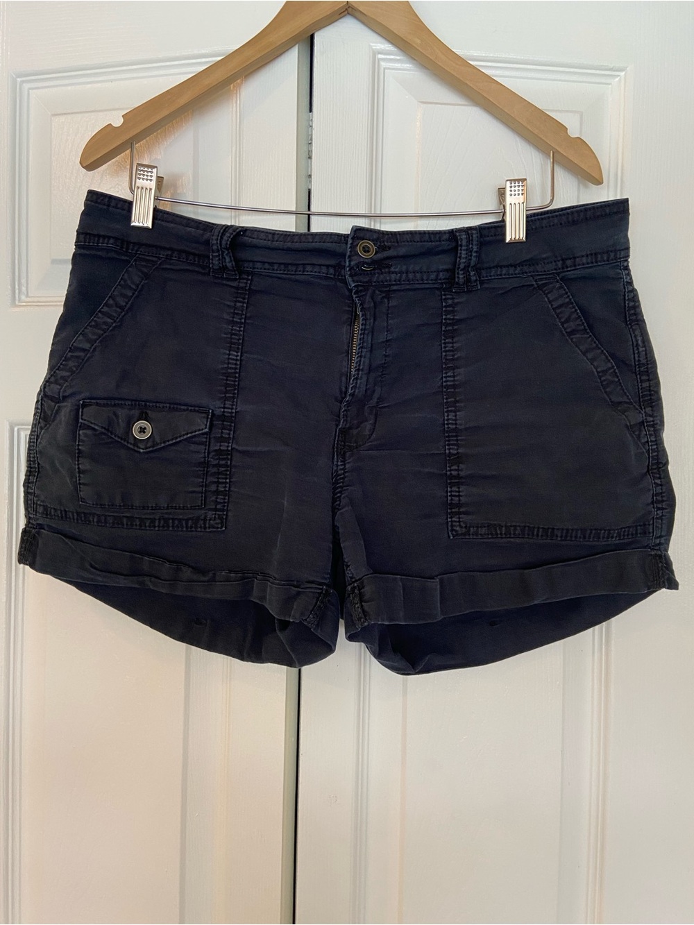 Time and Tru Navy Utility Cargo Shorts